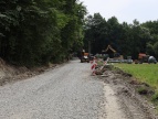 droga gminna 540131K w miejscowości Stadniki i Kędzierzynka w trakcie przebudowy