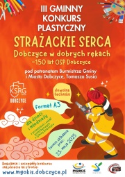 Plakat promujący konkurs plastyczny